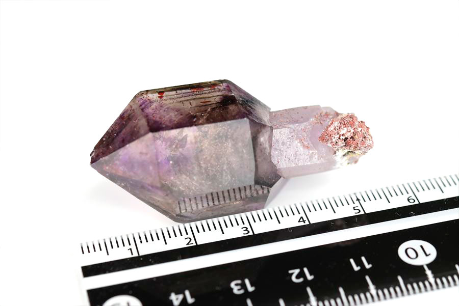 ジンバブエ産　アメジストエレスチャル　セプターアメジスト　紫水晶　鉱物　標本　パワーストーン