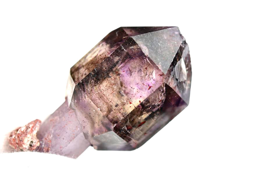 ジンバブエ産　アメジストエレスチャル　セプターアメジスト　紫水晶　鉱物　標本　パワーストーン