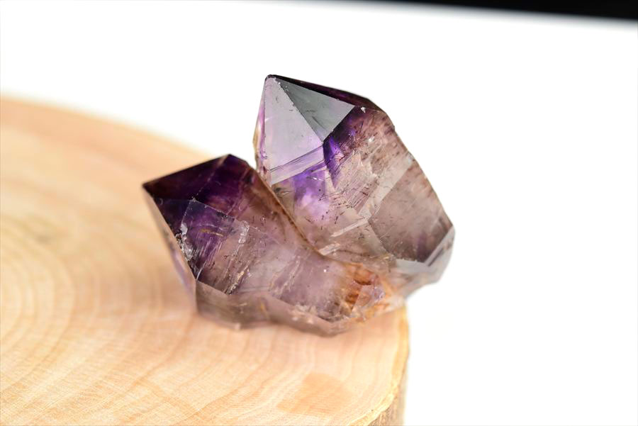 ジンバブエ産　アメジストエレスチャル　セプターアメジスト　紫水晶　鉱物　標本　パワーストーン
