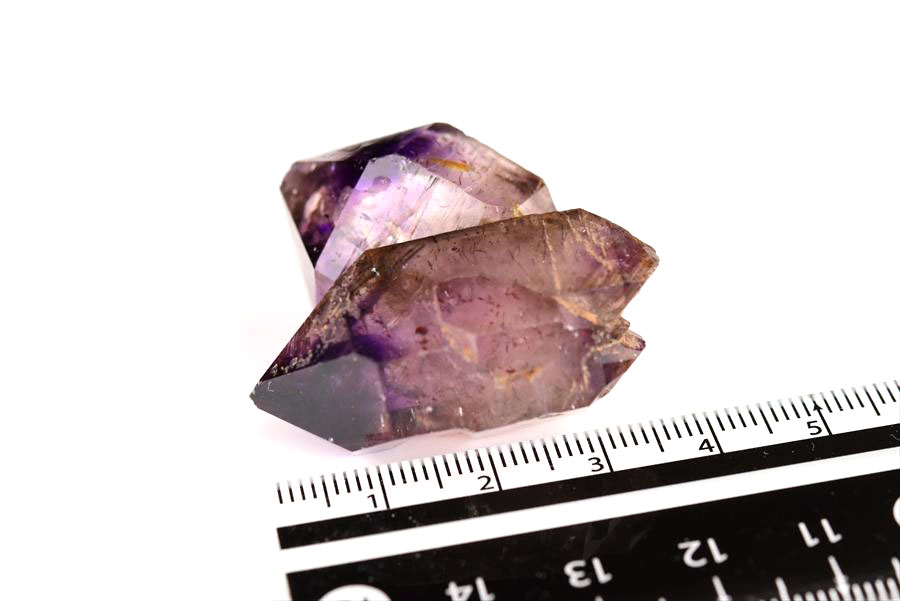 ジンバブエ産　アメジストエレスチャル　セプターアメジスト　紫水晶　鉱物　標本　パワーストーン