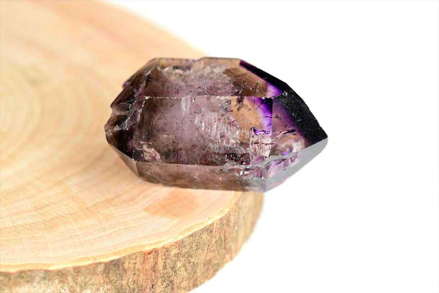 ジンバブエ産　アメジストエレスチャル　セプターアメジスト　紫水晶　鉱物　標本　パワーストーン