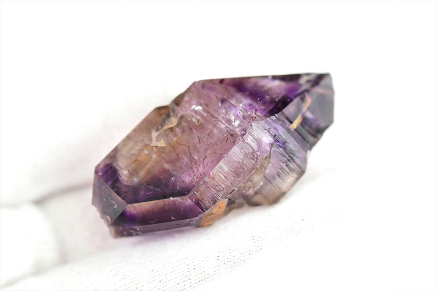 ジンバブエ産　アメジストエレスチャル　セプターアメジスト　紫水晶　鉱物　標本　パワーストーン