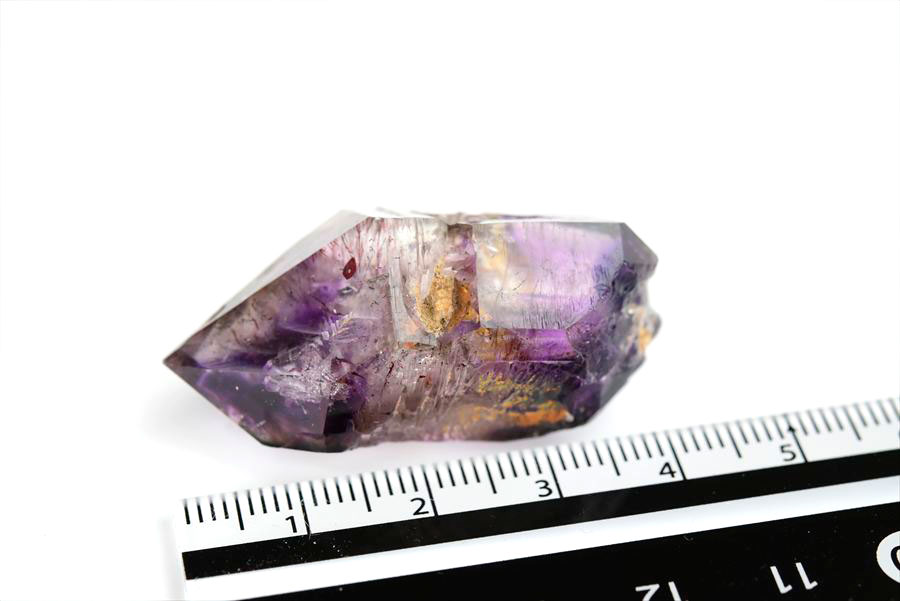 ジンバブエ産　アメジストエレスチャル　セプターアメジスト　紫水晶　鉱物　標本　パワーストーン