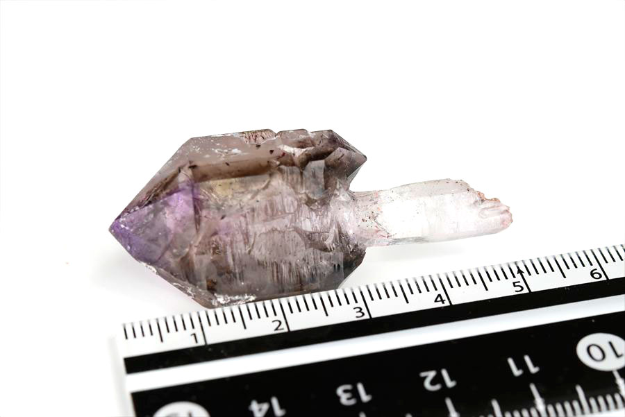 ジンバブエ産　アメジストエレスチャル　セプターアメジスト　紫水晶　鉱物　標本　パワーストーン