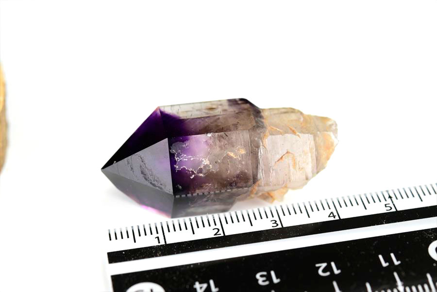 ジンバブエ産　アメジストエレスチャル　セプターアメジスト　紫水晶　鉱物　標本　パワーストーン