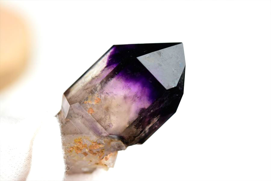 ジンバブエ産　アメジストエレスチャル　セプターアメジスト　紫水晶　鉱物　標本　パワーストーン