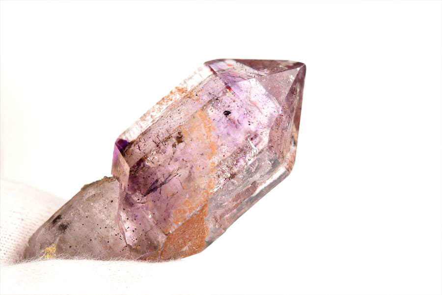 ジンバブエ産　アメジストエレスチャル　セプターアメジスト　紫水晶　鉱物　標本　パワーストーン