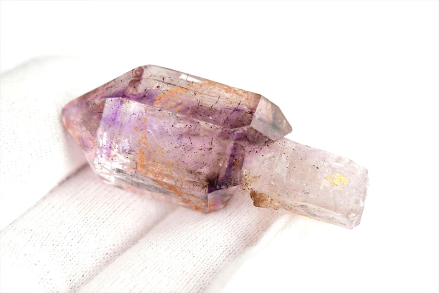 ジンバブエ産　アメジストエレスチャル　セプターアメジスト　紫水晶　鉱物　標本　パワーストーン