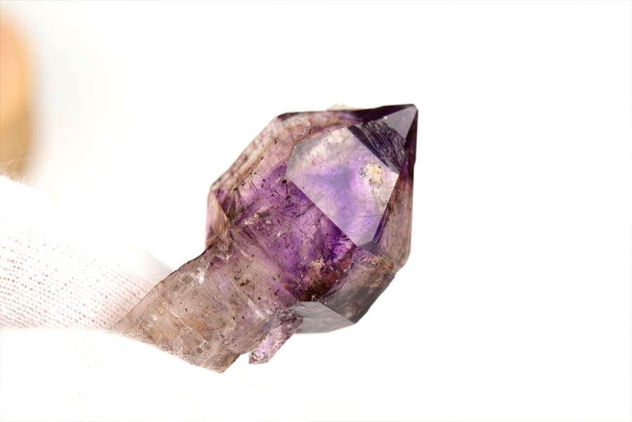 ジンバブエ産　アメジストエレスチャル　セプターアメジスト　紫水晶　鉱物　標本　パワーストーン