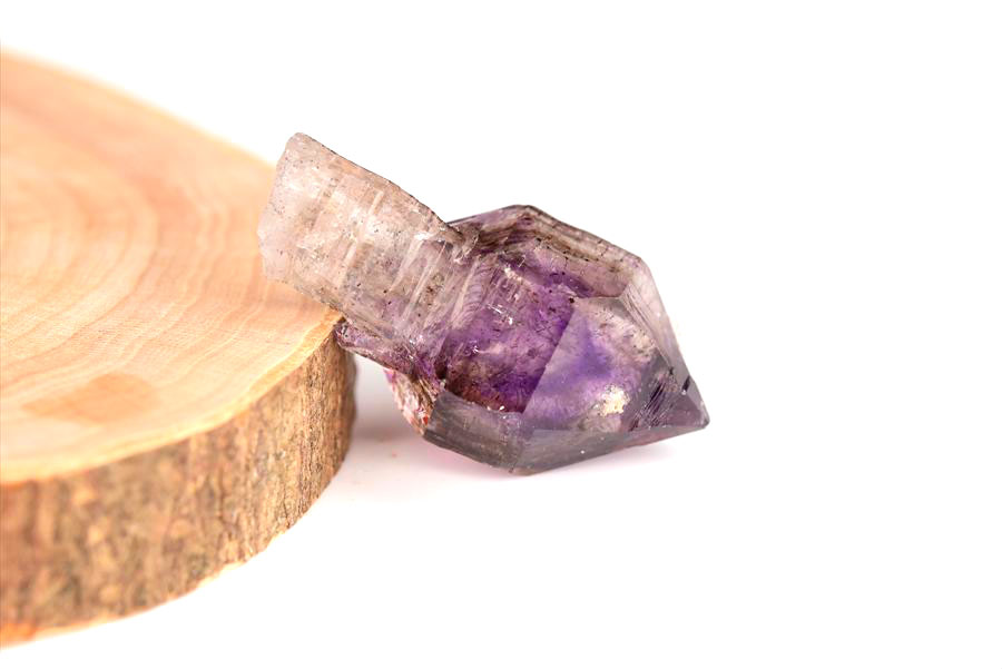 ジンバブエ産　アメジストエレスチャル　セプターアメジスト　紫水晶　鉱物　標本　パワーストーン