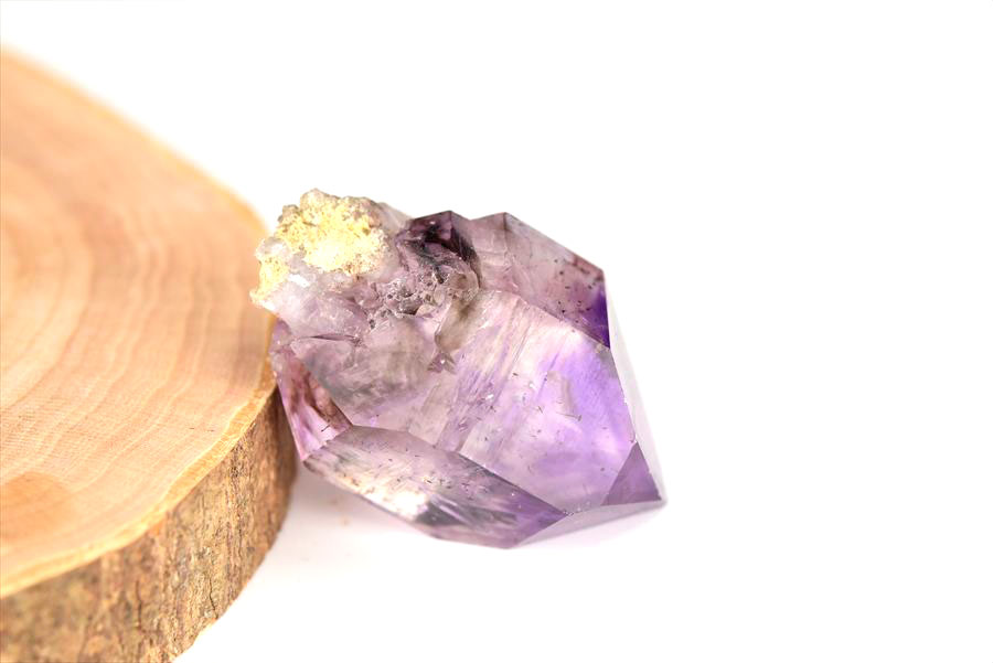 ジンバブエ産　アメジストエレスチャル　セプターアメジスト　紫水晶　鉱物　標本　パワーストーン