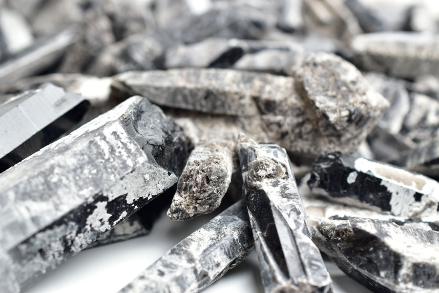 黒水晶　モリオン　内モンゴル産　結晶　原石　ポイント　シンギングクリスタル　詰め合わせ　天然石　パワーストーン